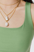 Mint Tencel Body Cami