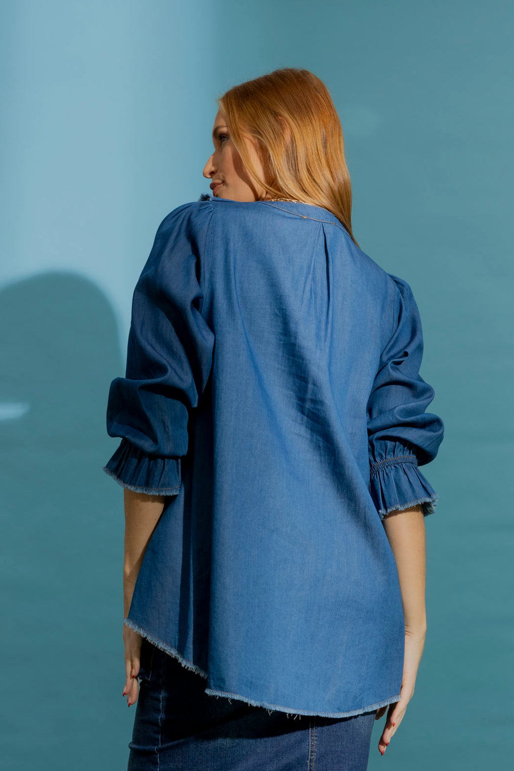 Dark Denim Tucker Shirt