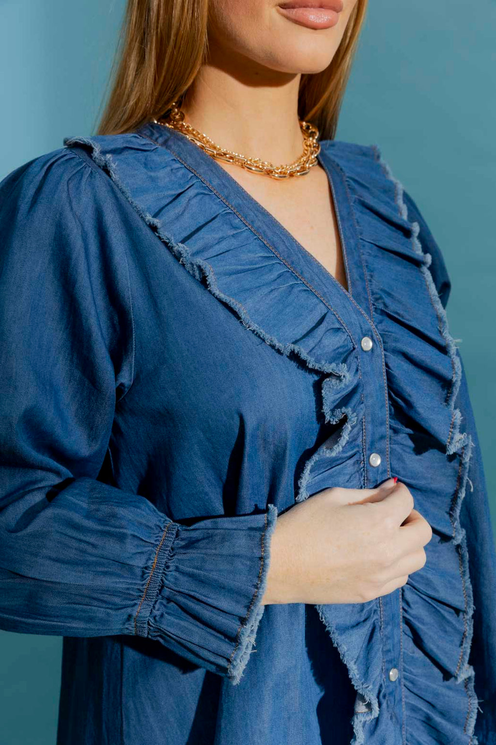 Dark Denim Tucker Shirt