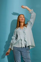 Light Denim Tucker Shirt