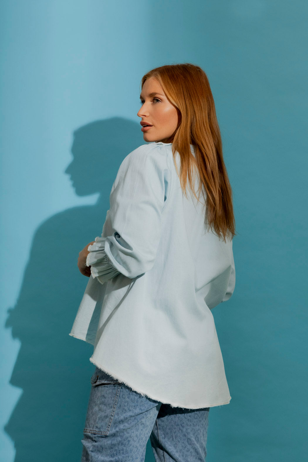 Light Denim Tucker Shirt