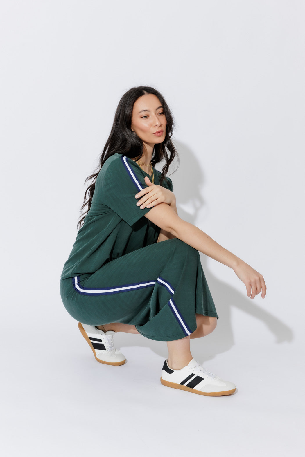 Forest Sport Bias Skirt