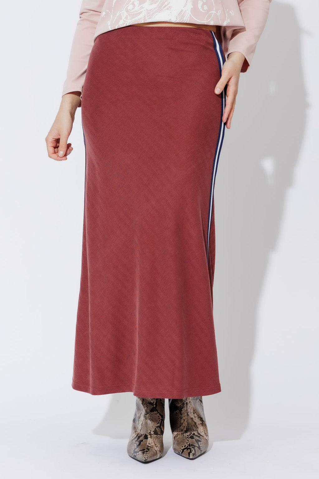 Cranberry Sport Bias Skirt
