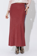 Cranberry Sport Bias Skirt