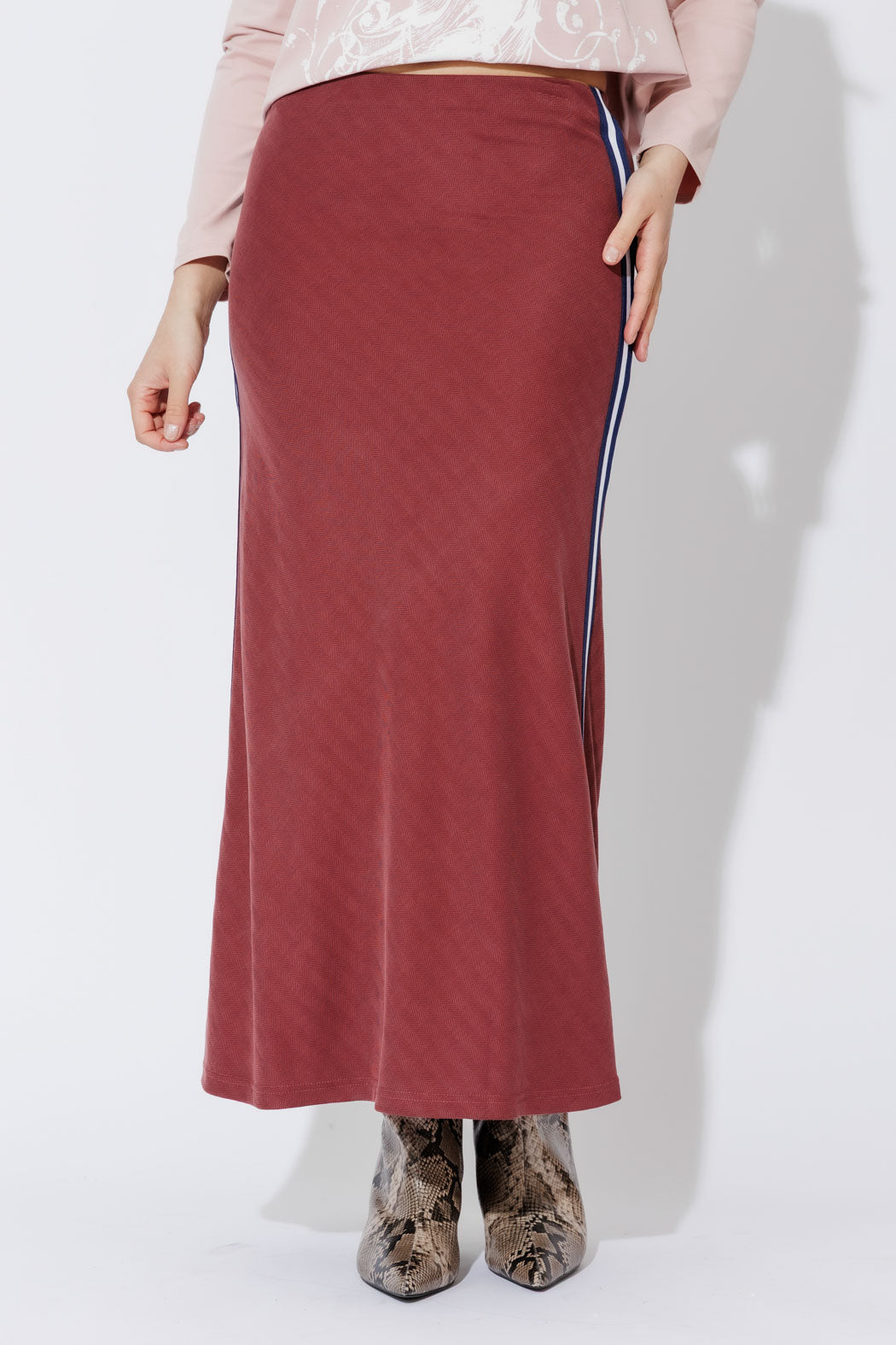 Cranberry Sport Bias Skirt