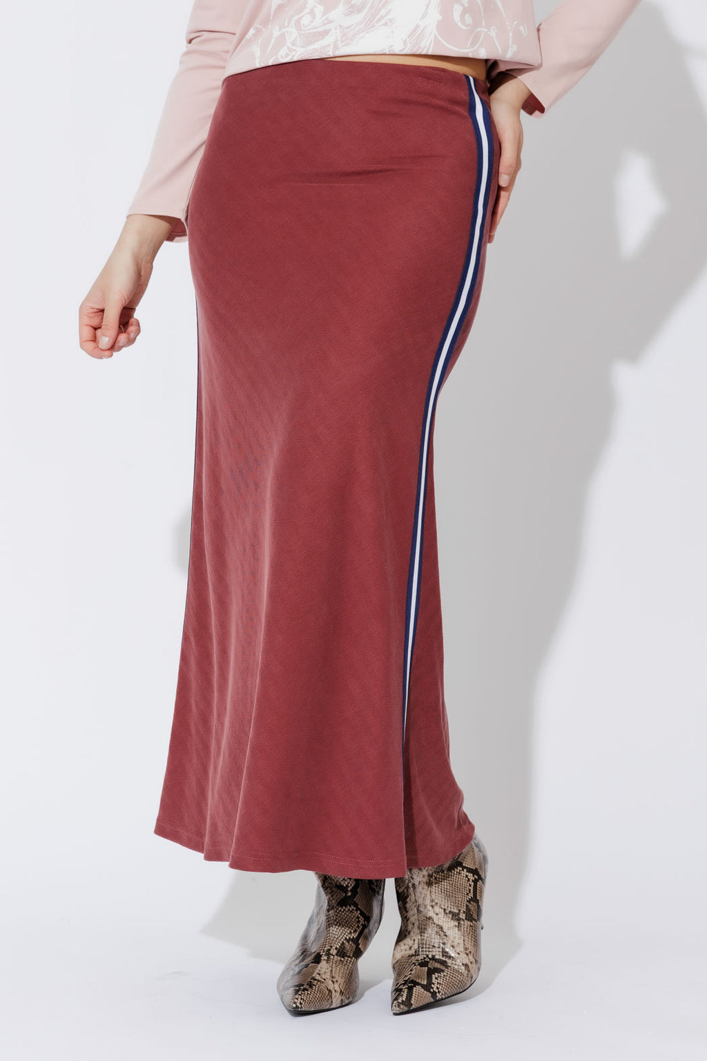 Cranberry Sport Bias Skirt