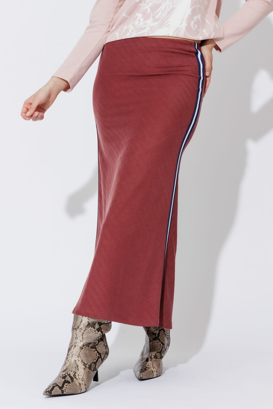 Cranberry Sport Bias Skirt