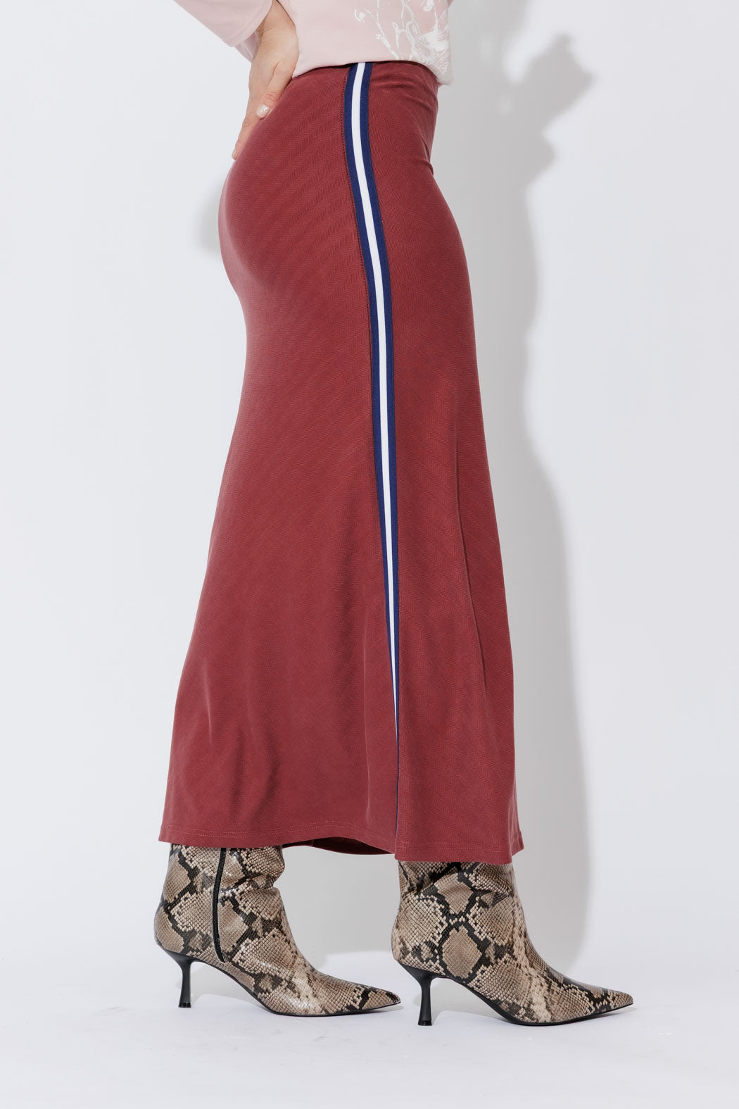 Cranberry Sport Bias Skirt