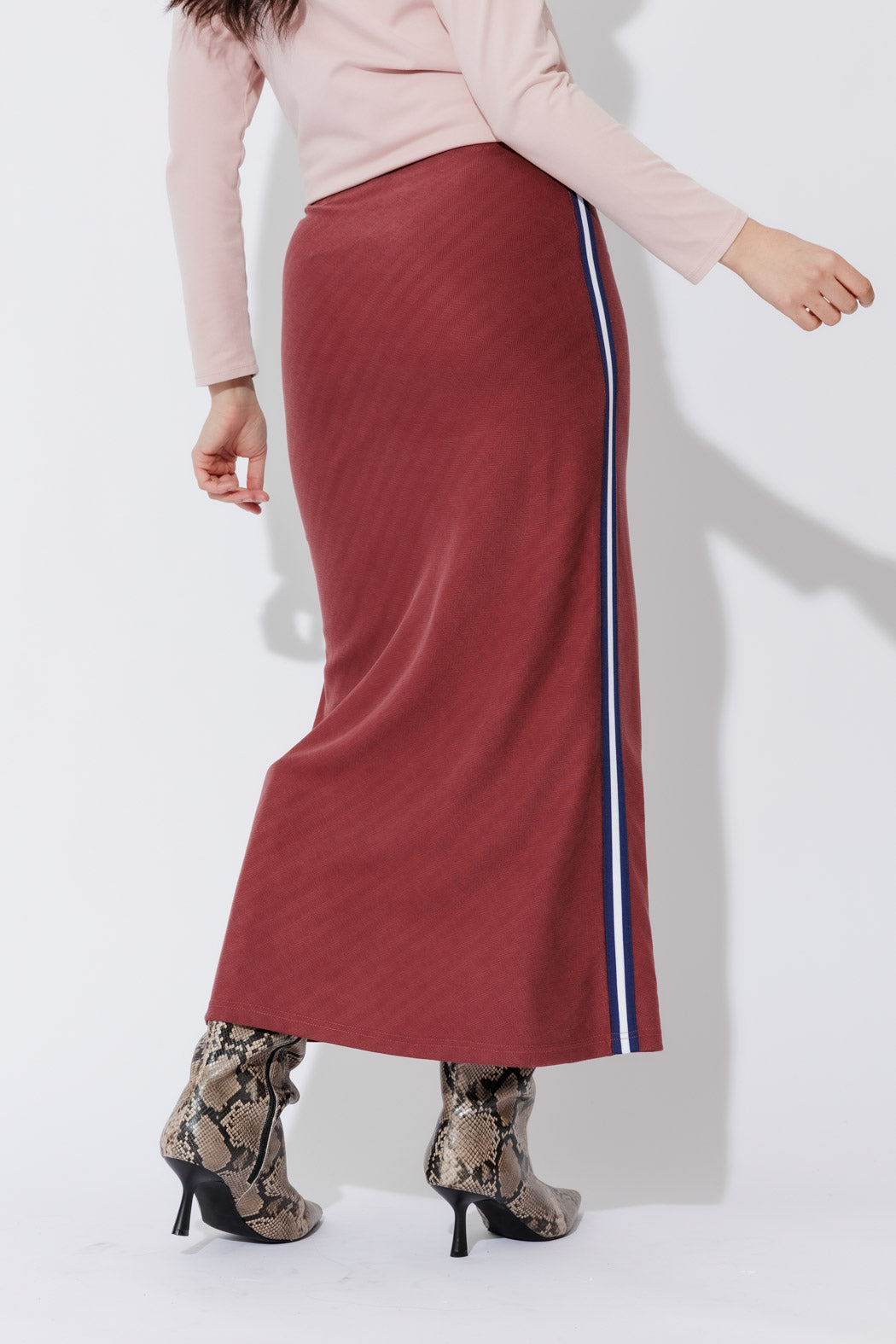 Cranberry Sport Bias Skirt