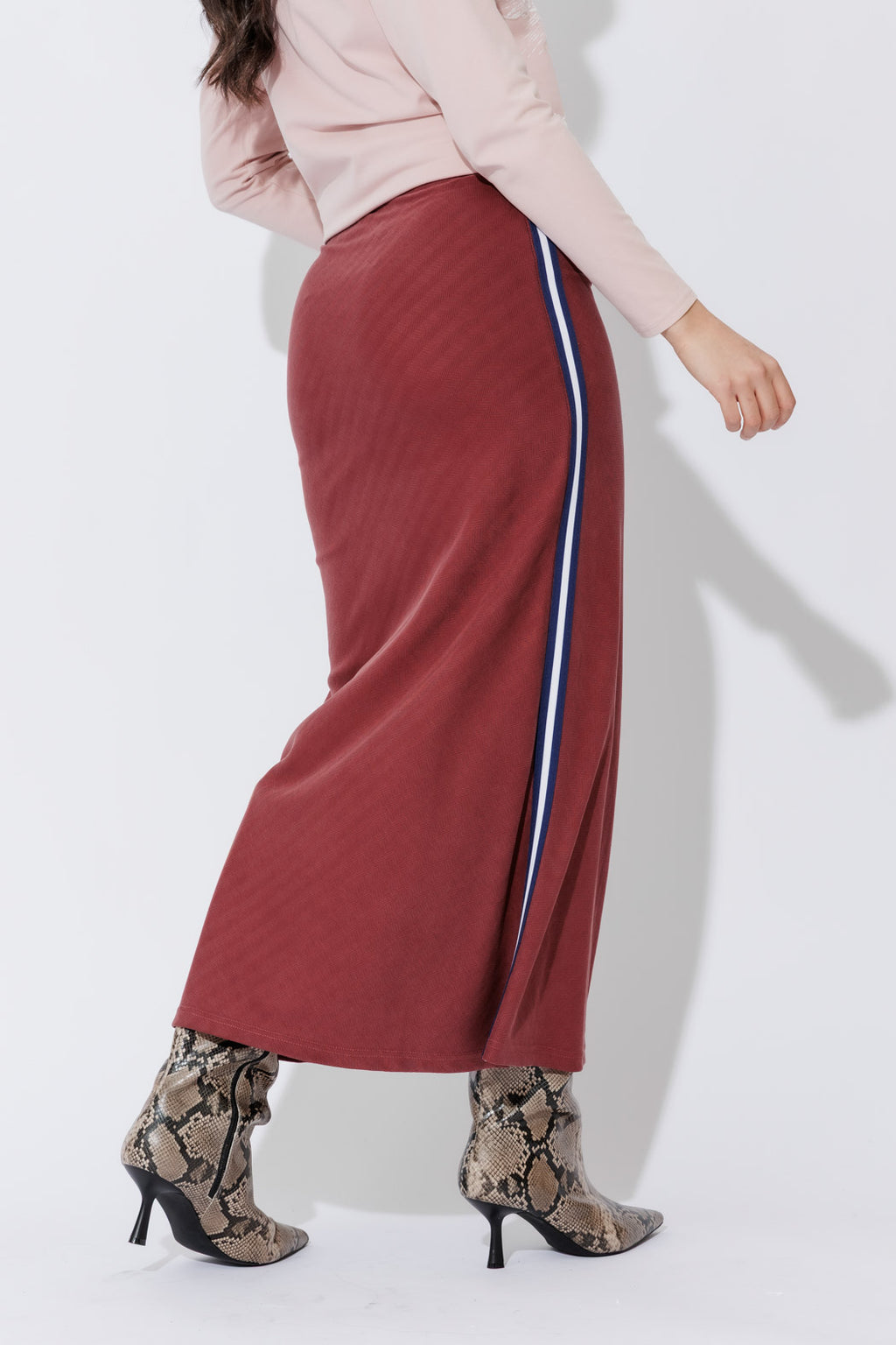 Cranberry Sport Bias Skirt