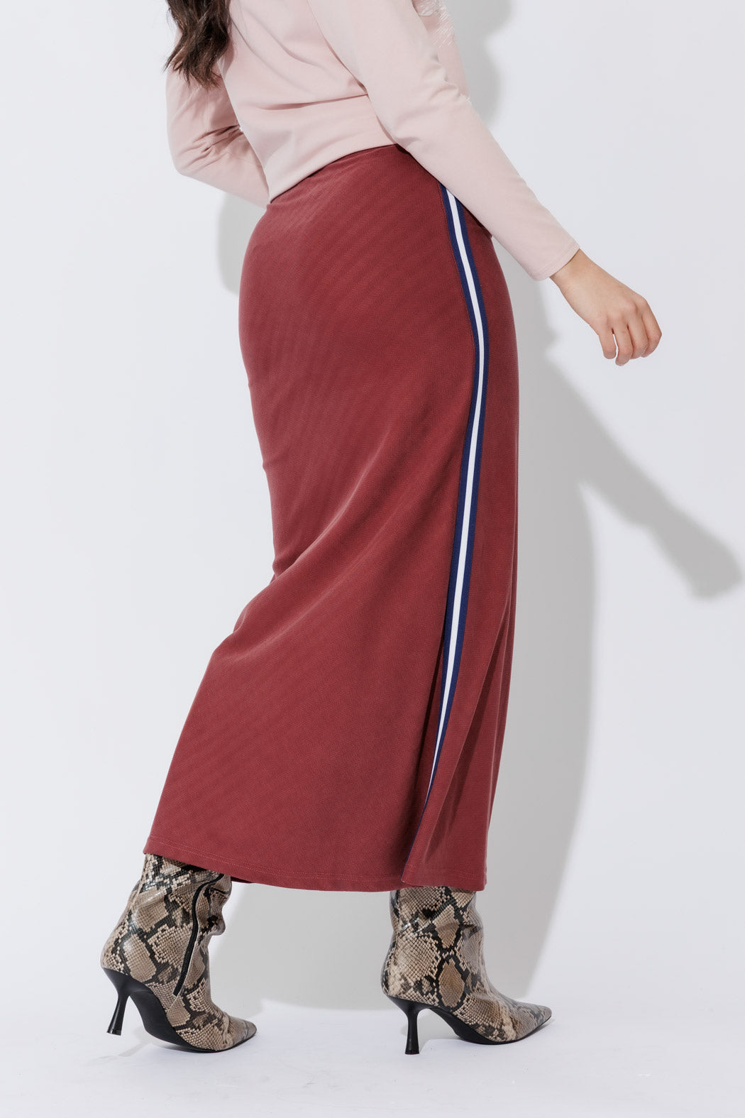 Cranberry Sport Bias Skirt