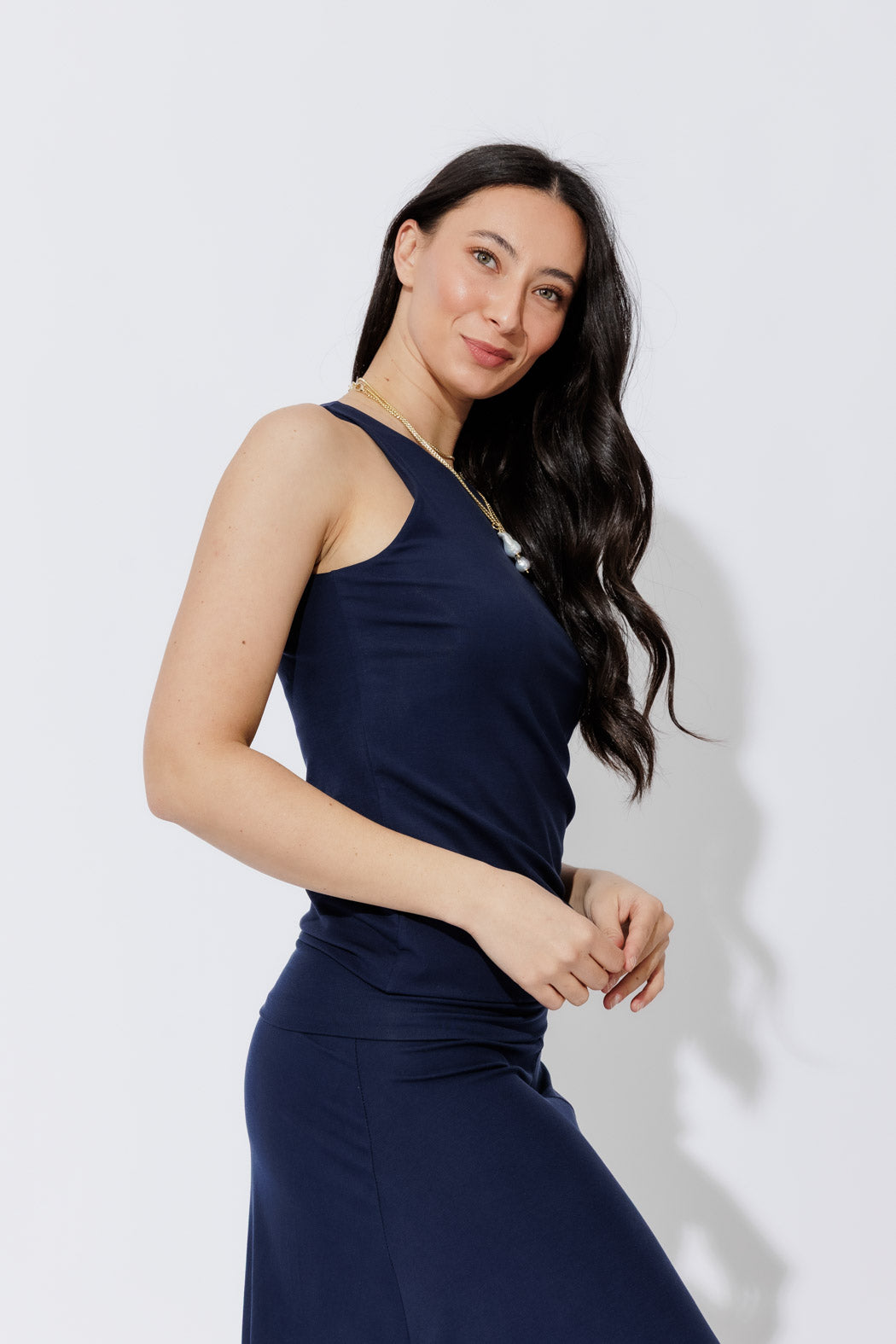 Navy Tencel Cami