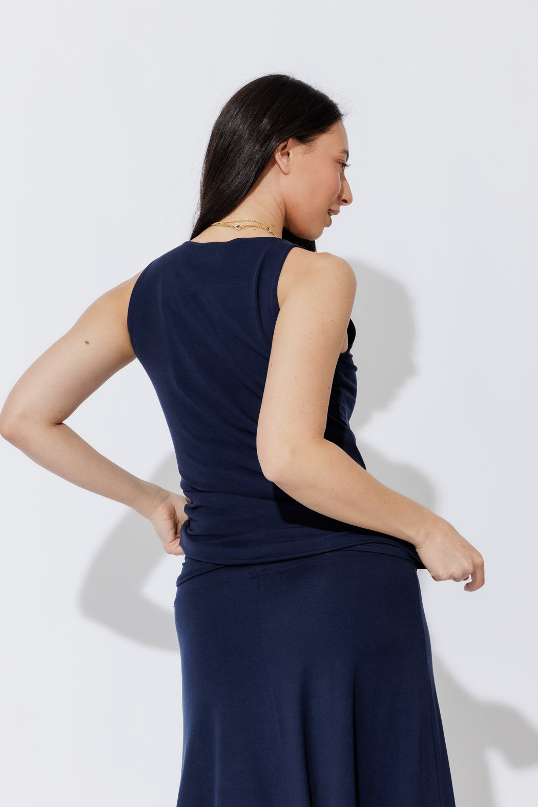 Navy Tencel Cami