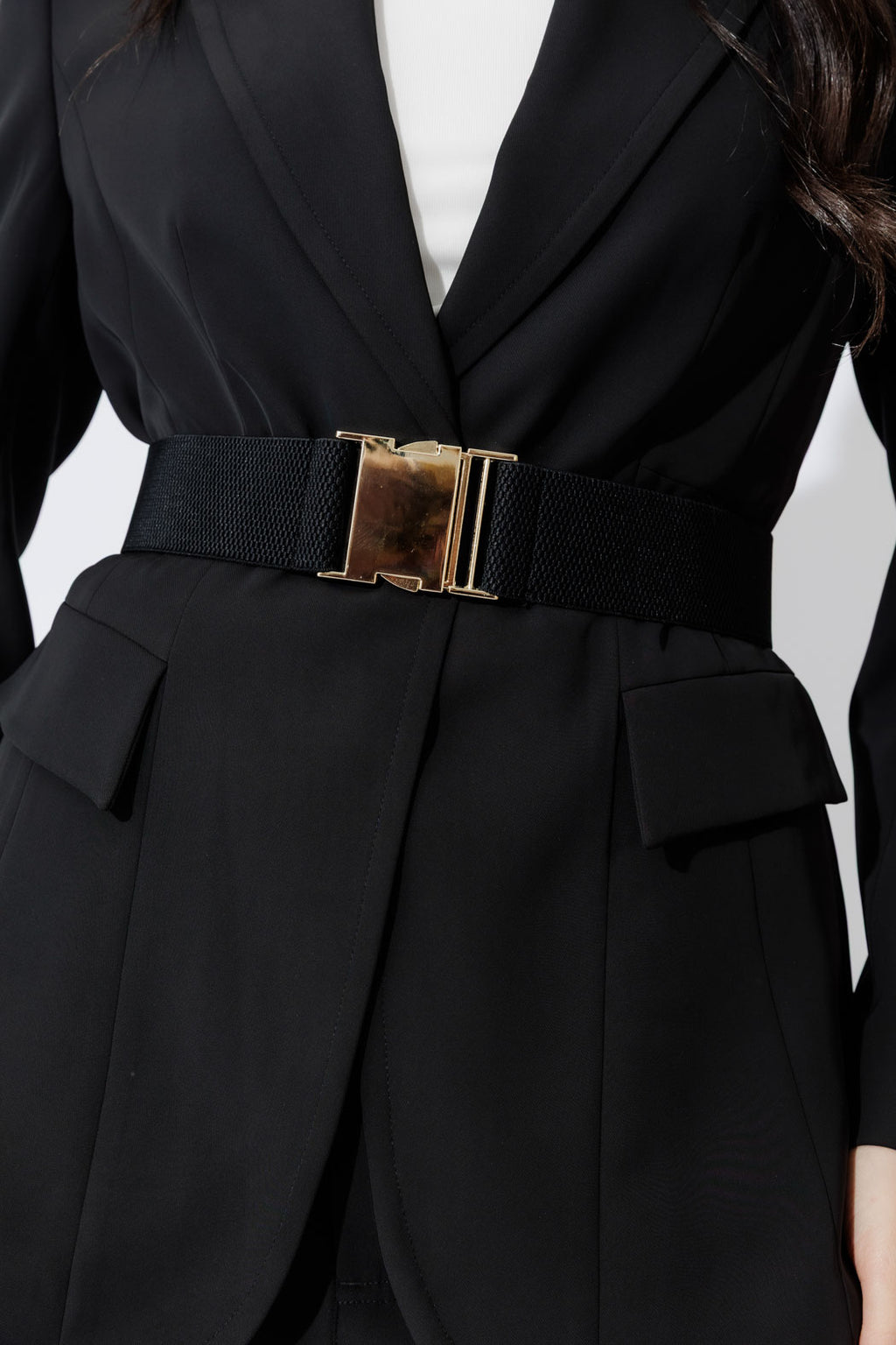 Black Elastic Belt
