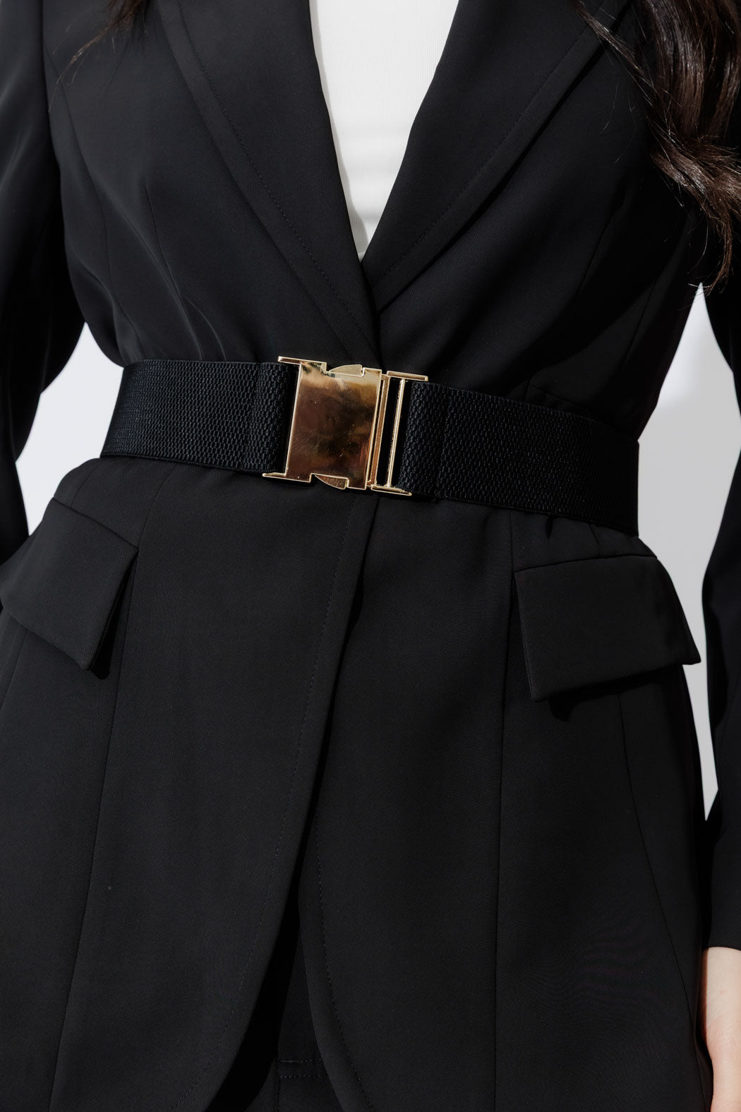 Black Elastic Belt