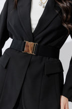 Black Elastic Belt