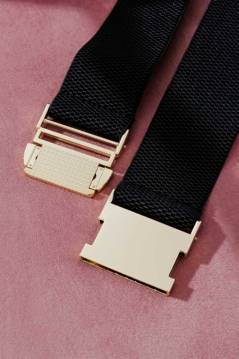 Black Elastic Belt