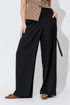 Black Euro Wrap Pant