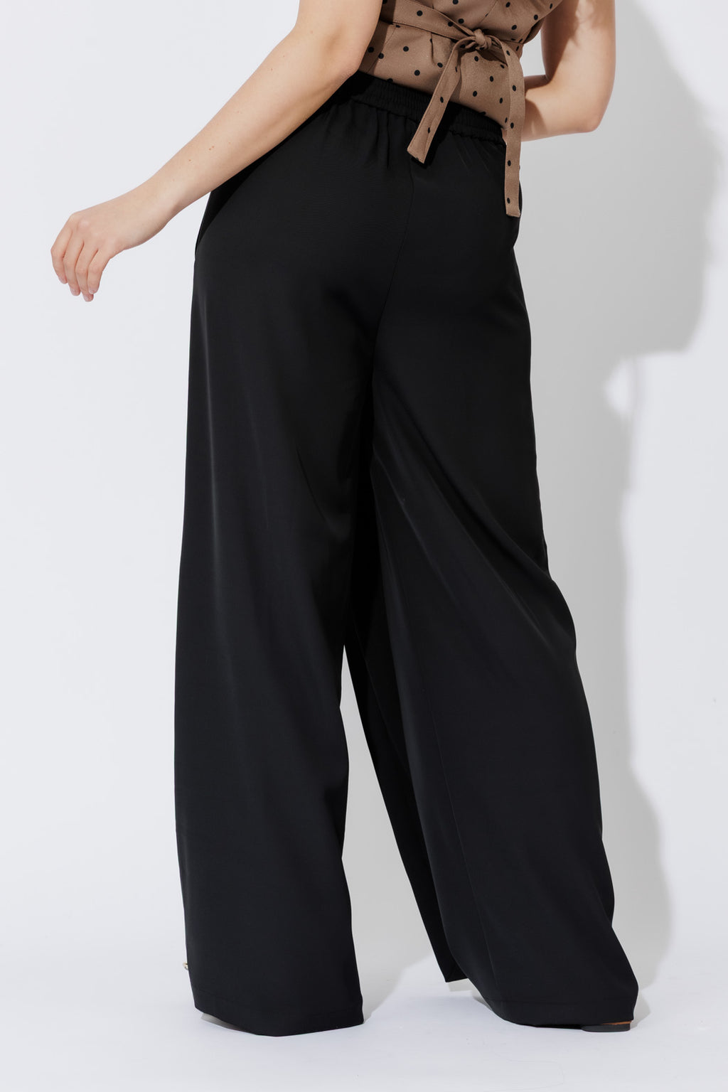 Black Euro Wrap Pant