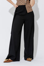 Black Euro Wrap Pant
