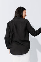 Black Angle Pocket Shirt