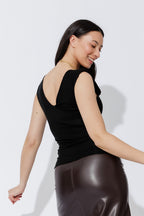 Black Tencel Lust Cami