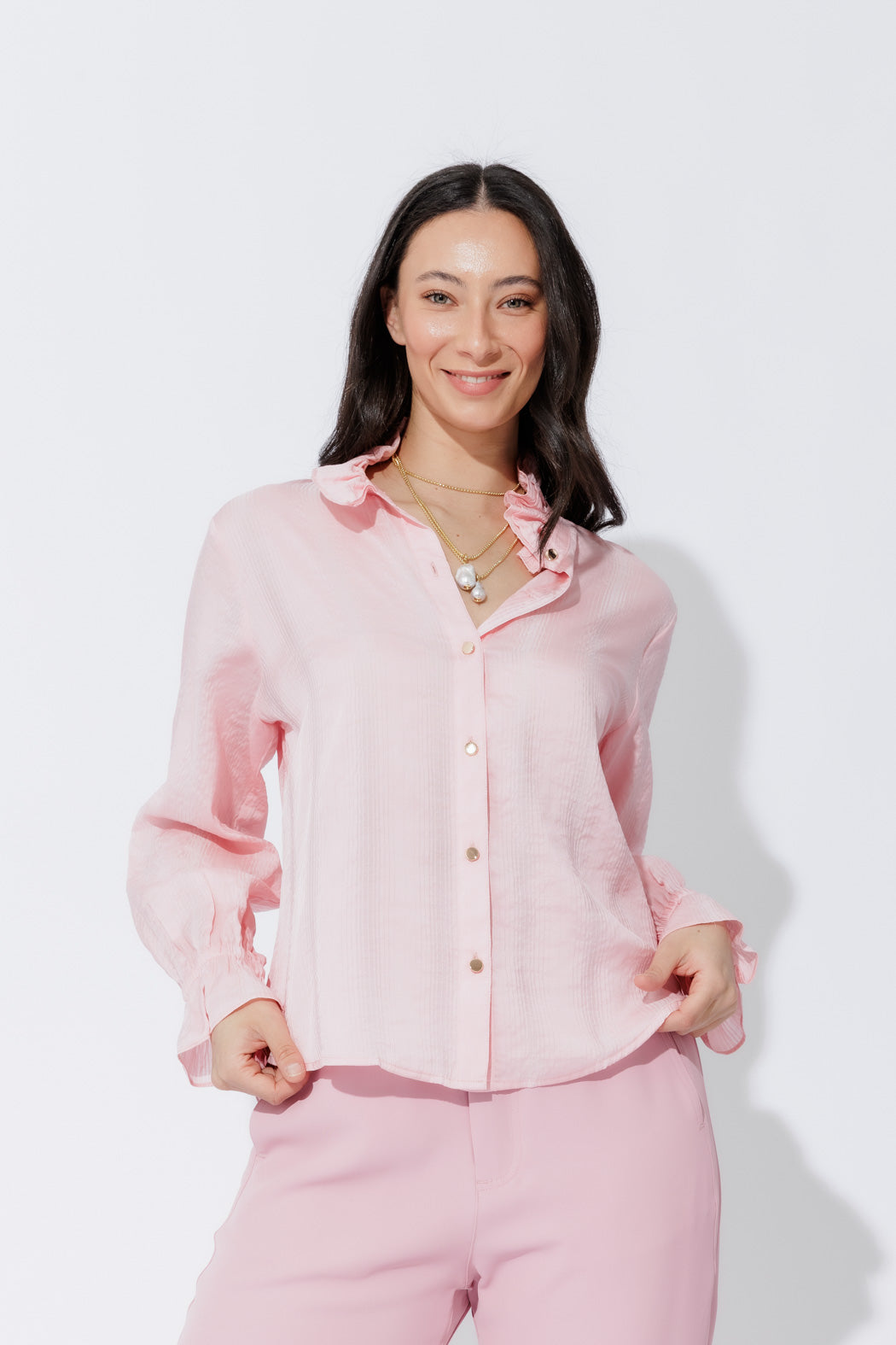 Pink Frill Shirt
