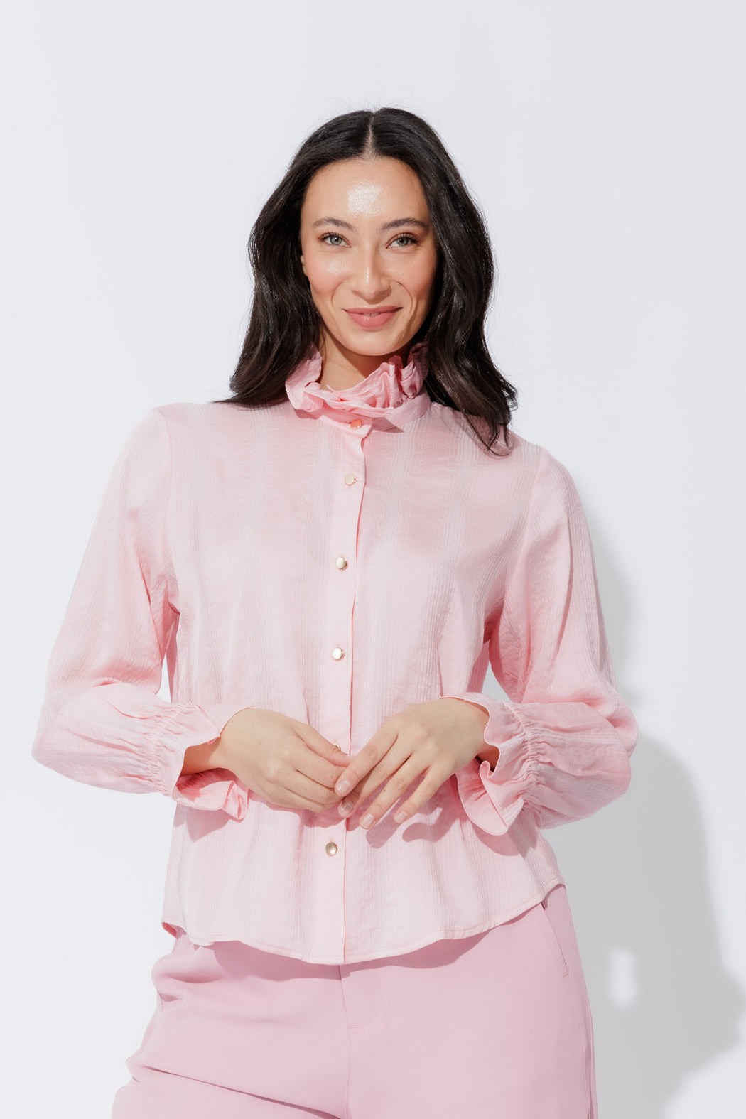 Pink Frill Shirt