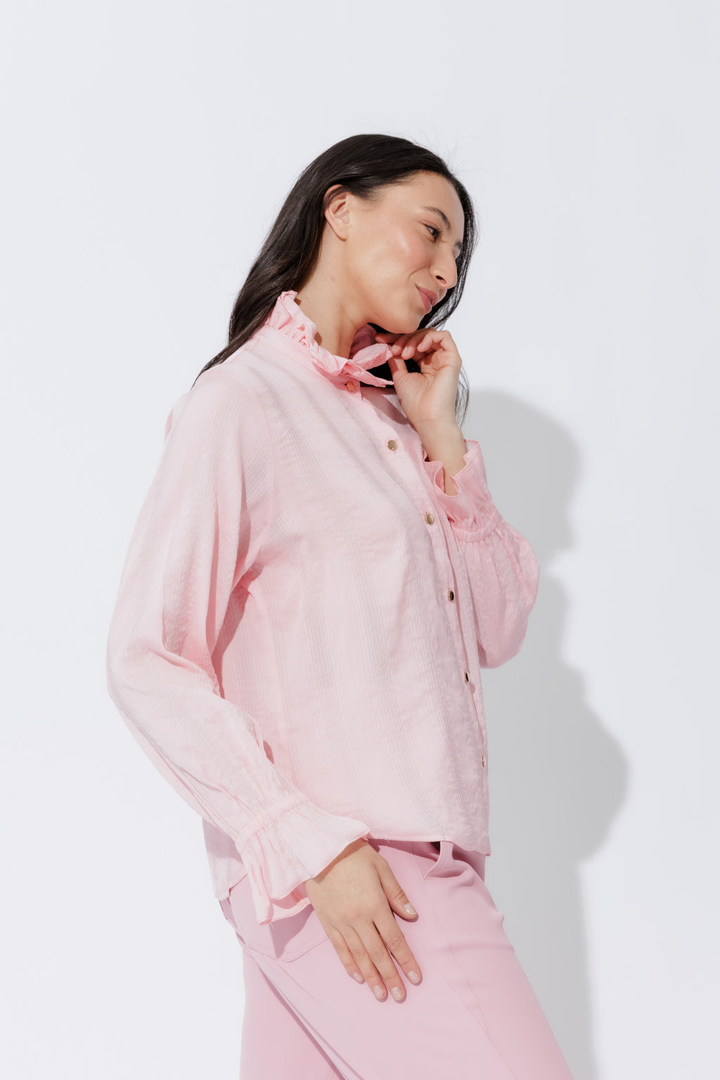 Pink Frill Shirt