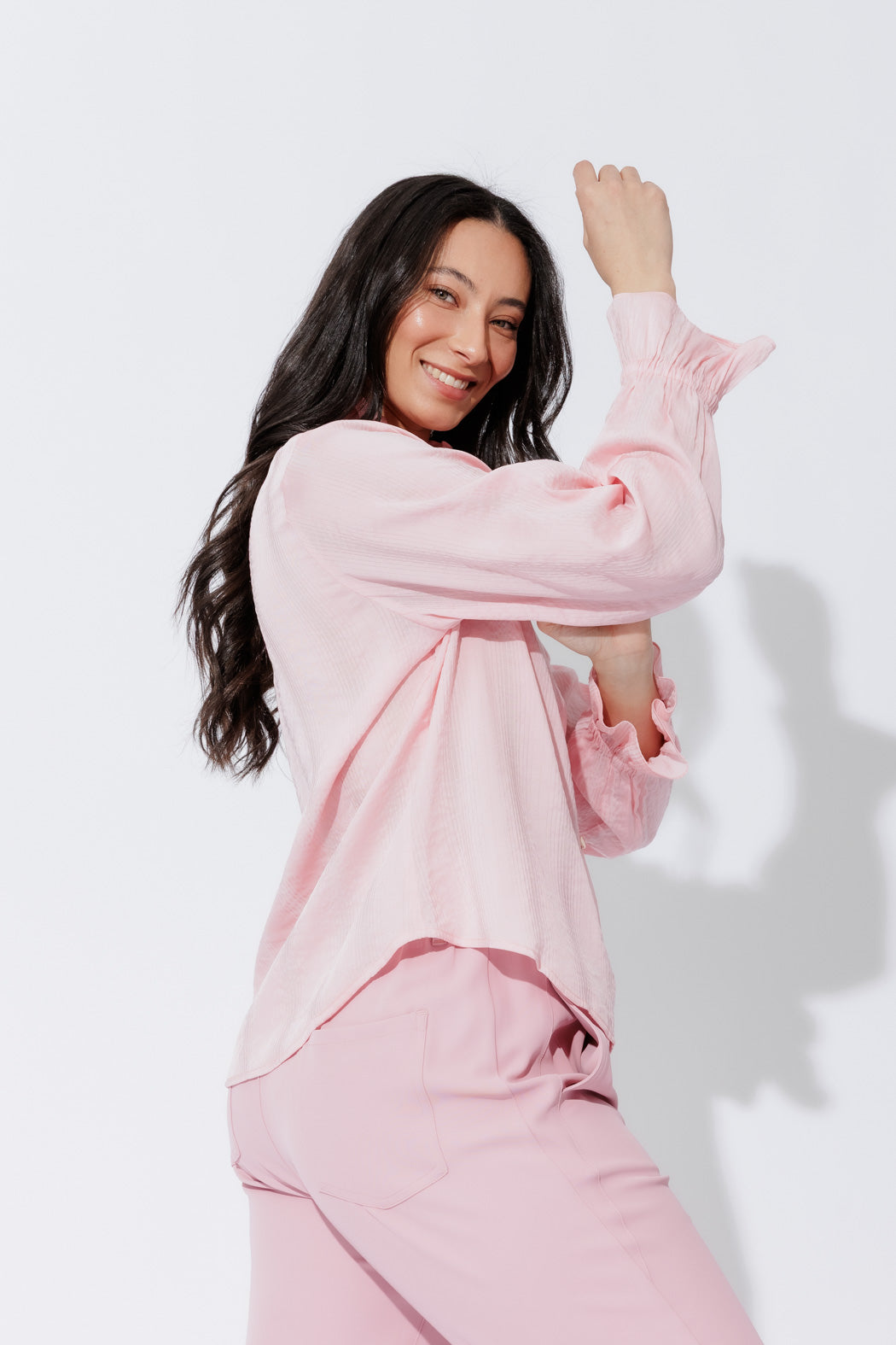 Pink Frill Shirt