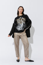 Charcoal Washed Cotton Street T-Shirt