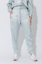 Pale Blue Paperbag Pants