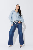 Chambray Cowboy Stud Shirt