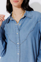 Mid Denim Cowboy Shirt Mid Denim
