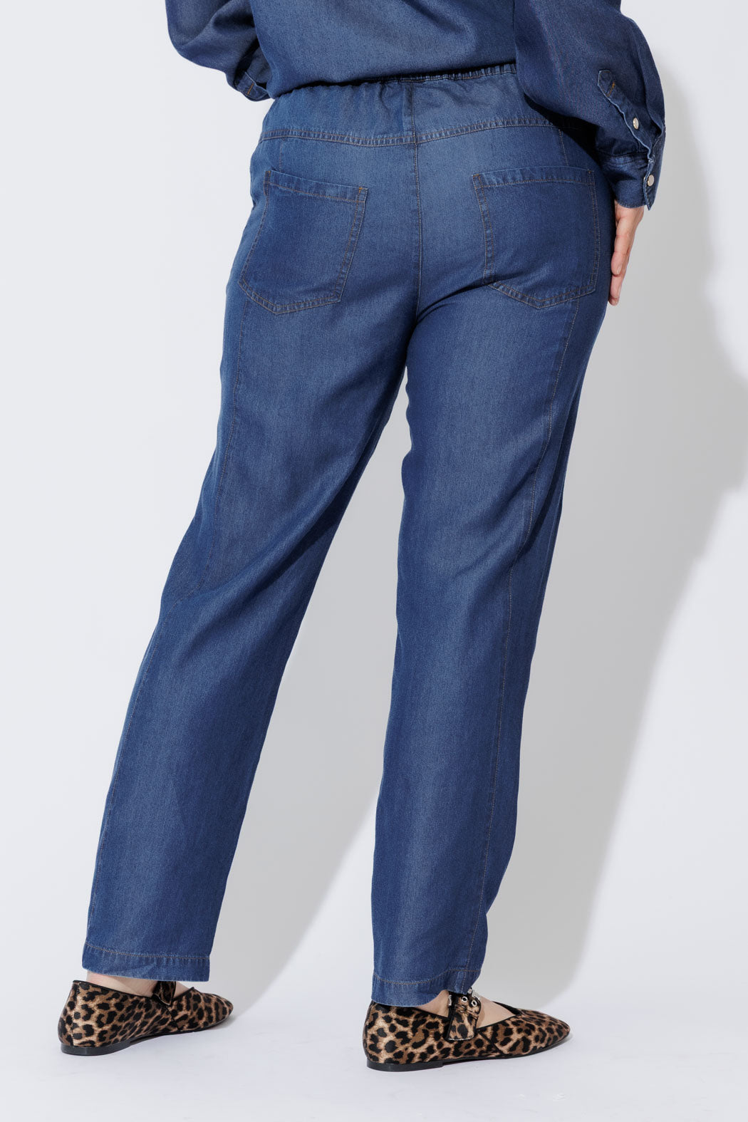 Dark Denim Tencel Dart Pant Dark Denim