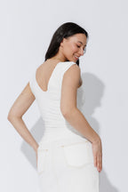 White Tencel Lust Cami