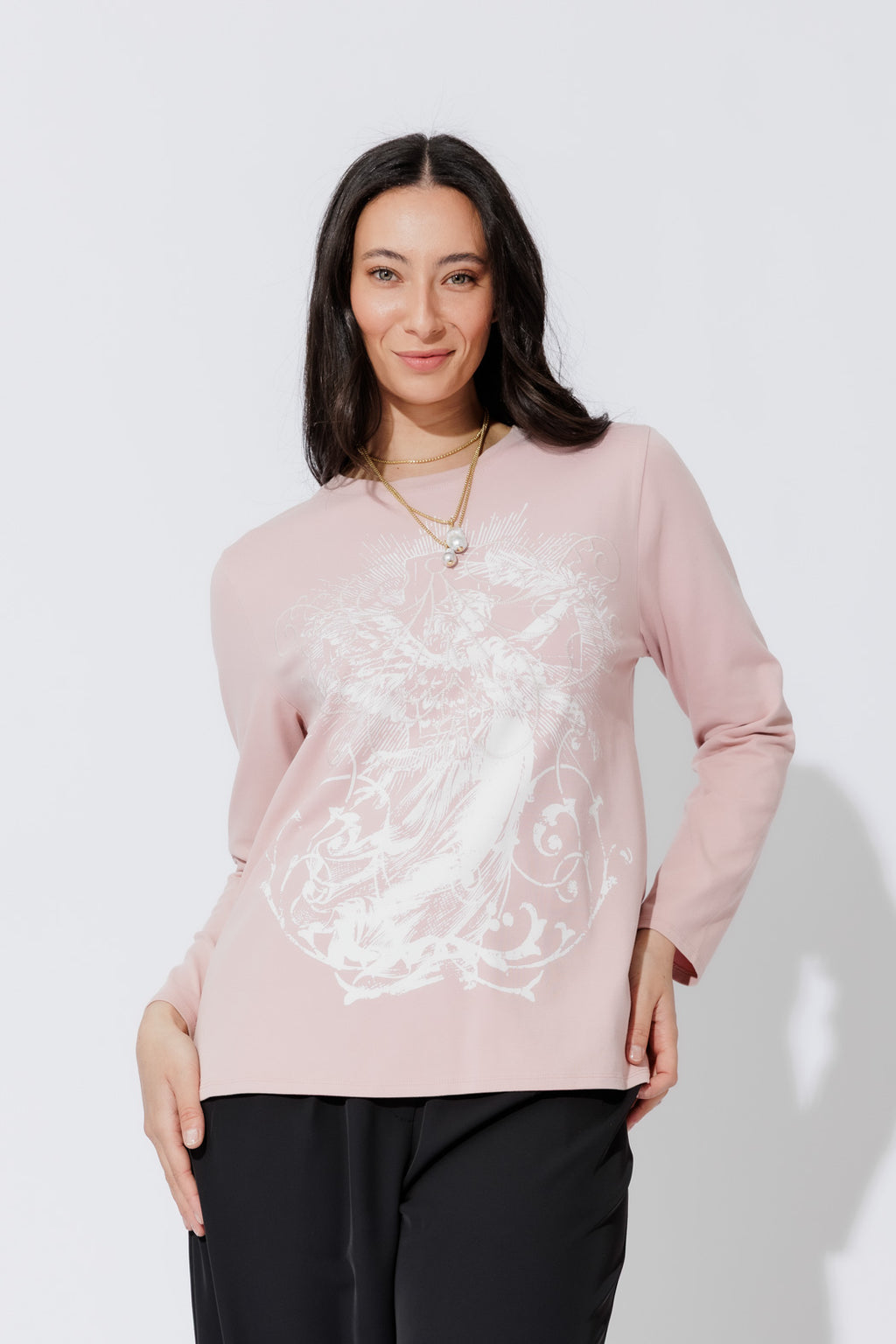 Pink Washed Cotton Street T-Shirt