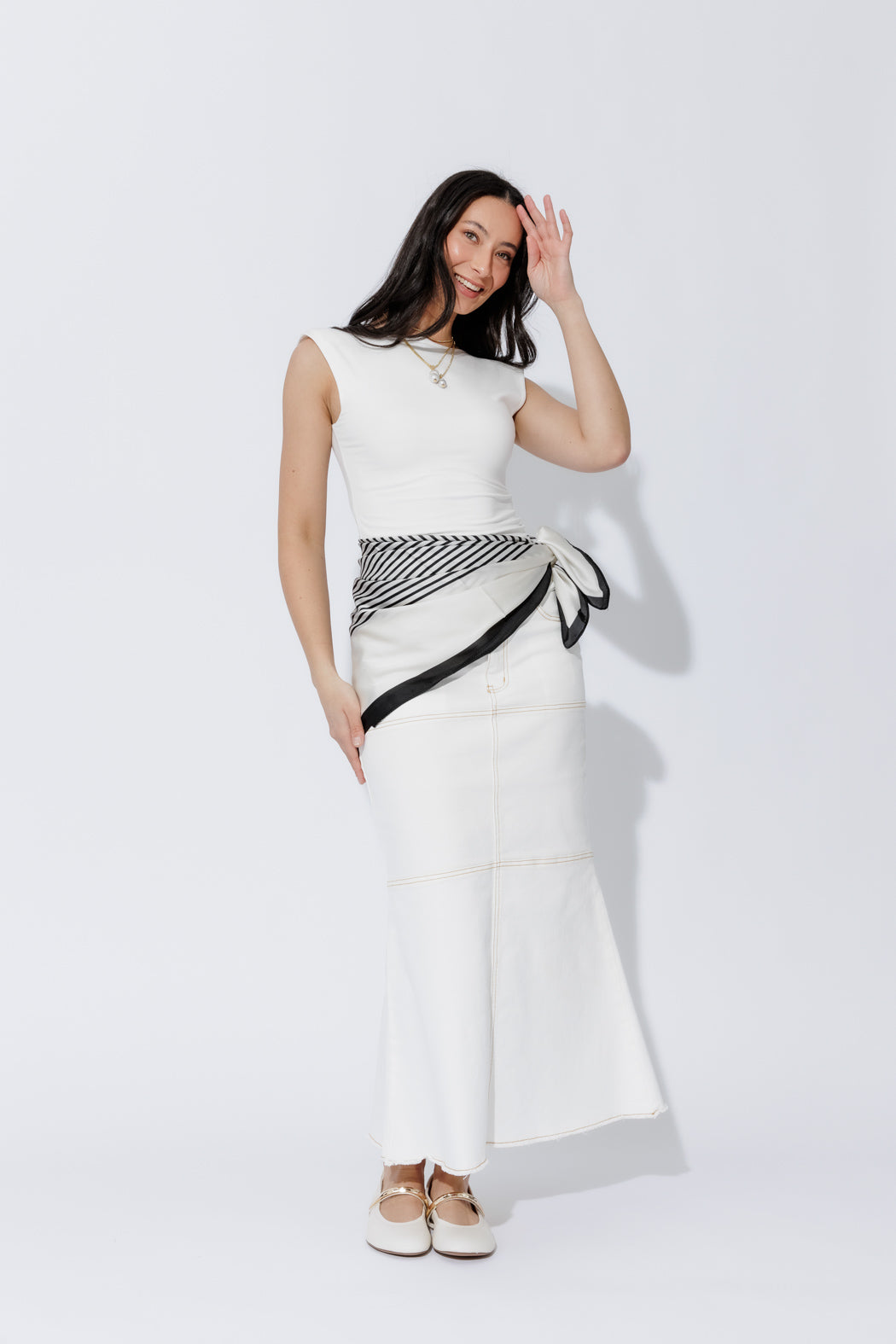 White Tencel Lust Cami