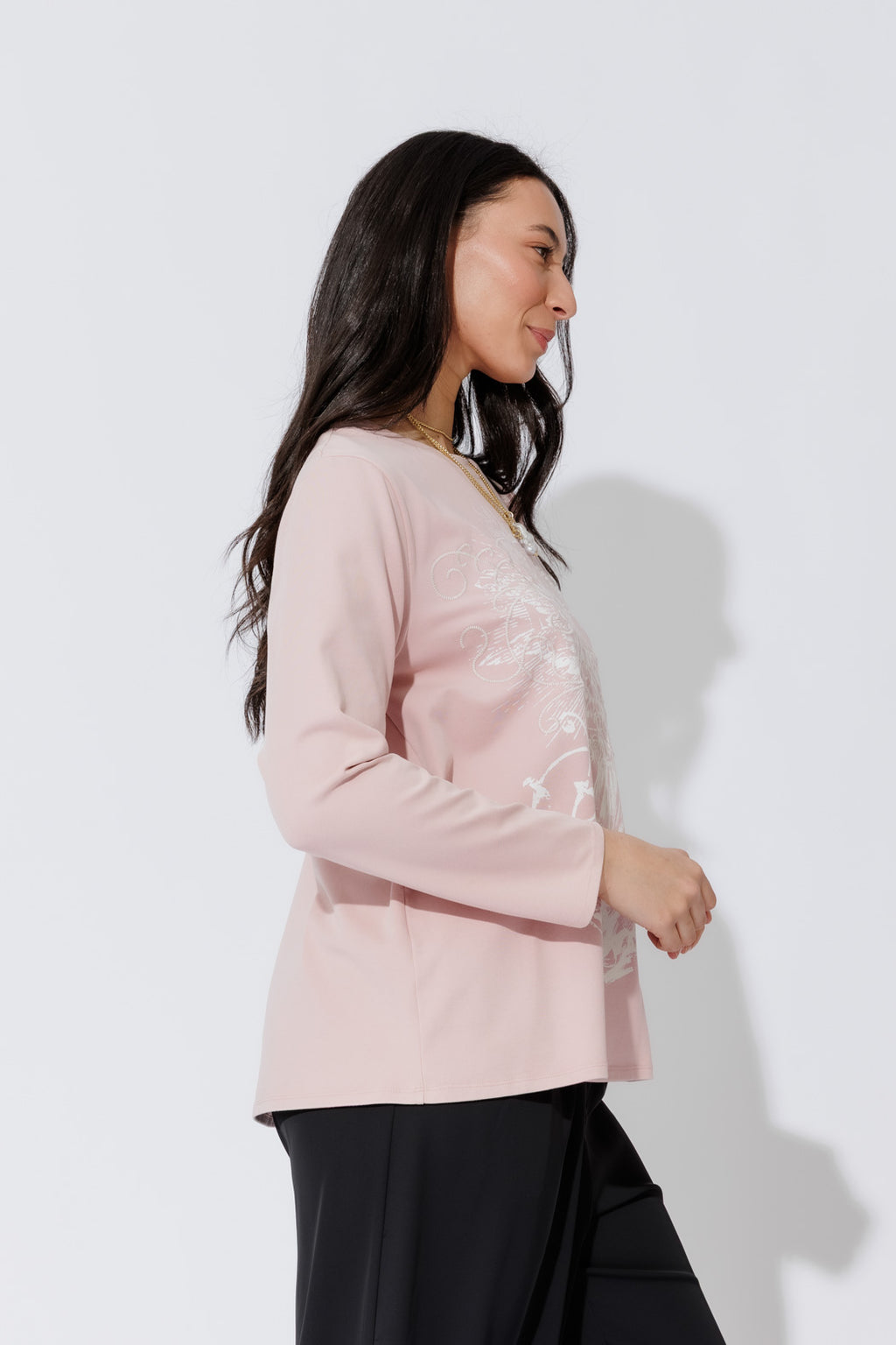 Pink Washed Cotton Street T-Shirt