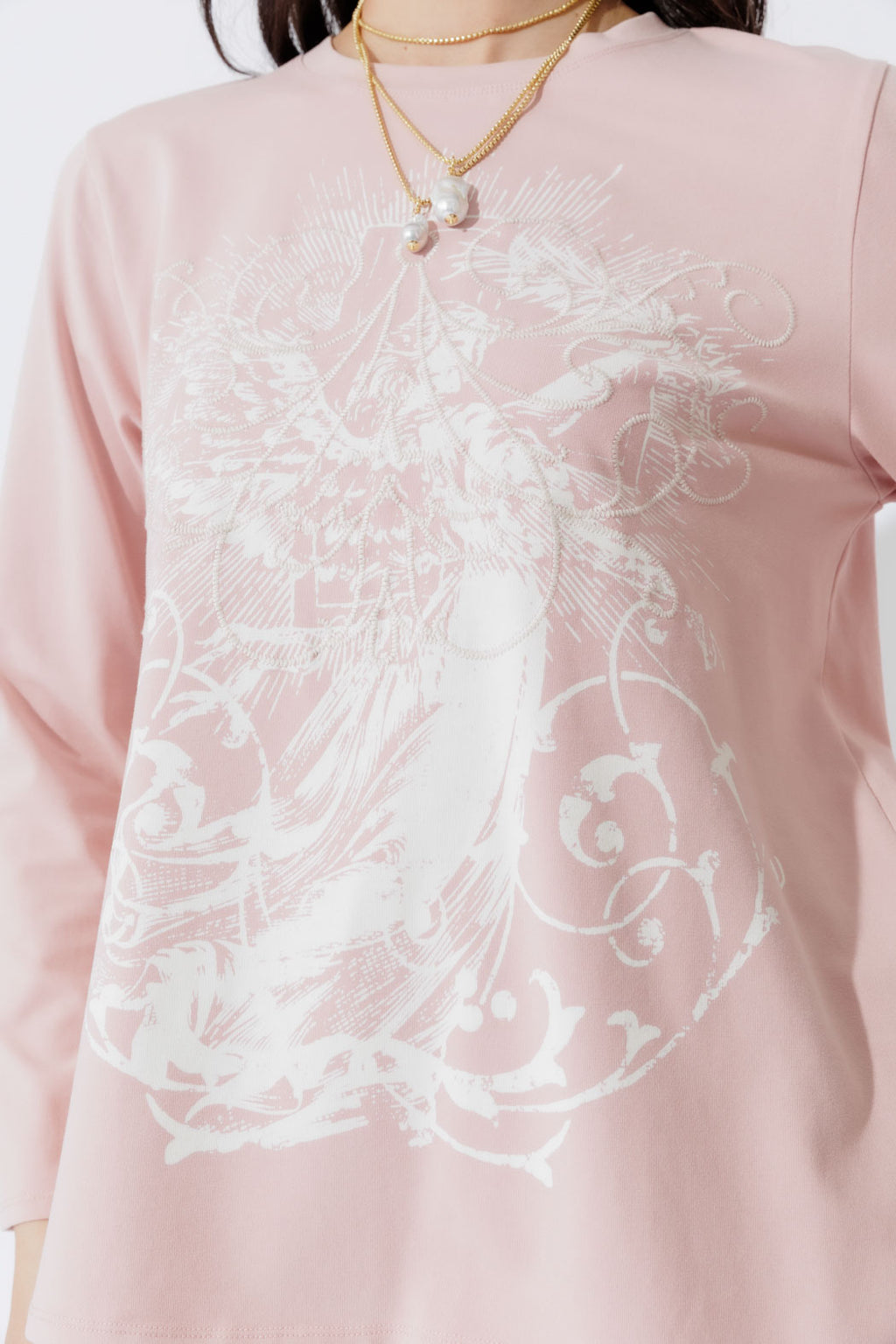 Pink Washed Cotton Street T-Shirt