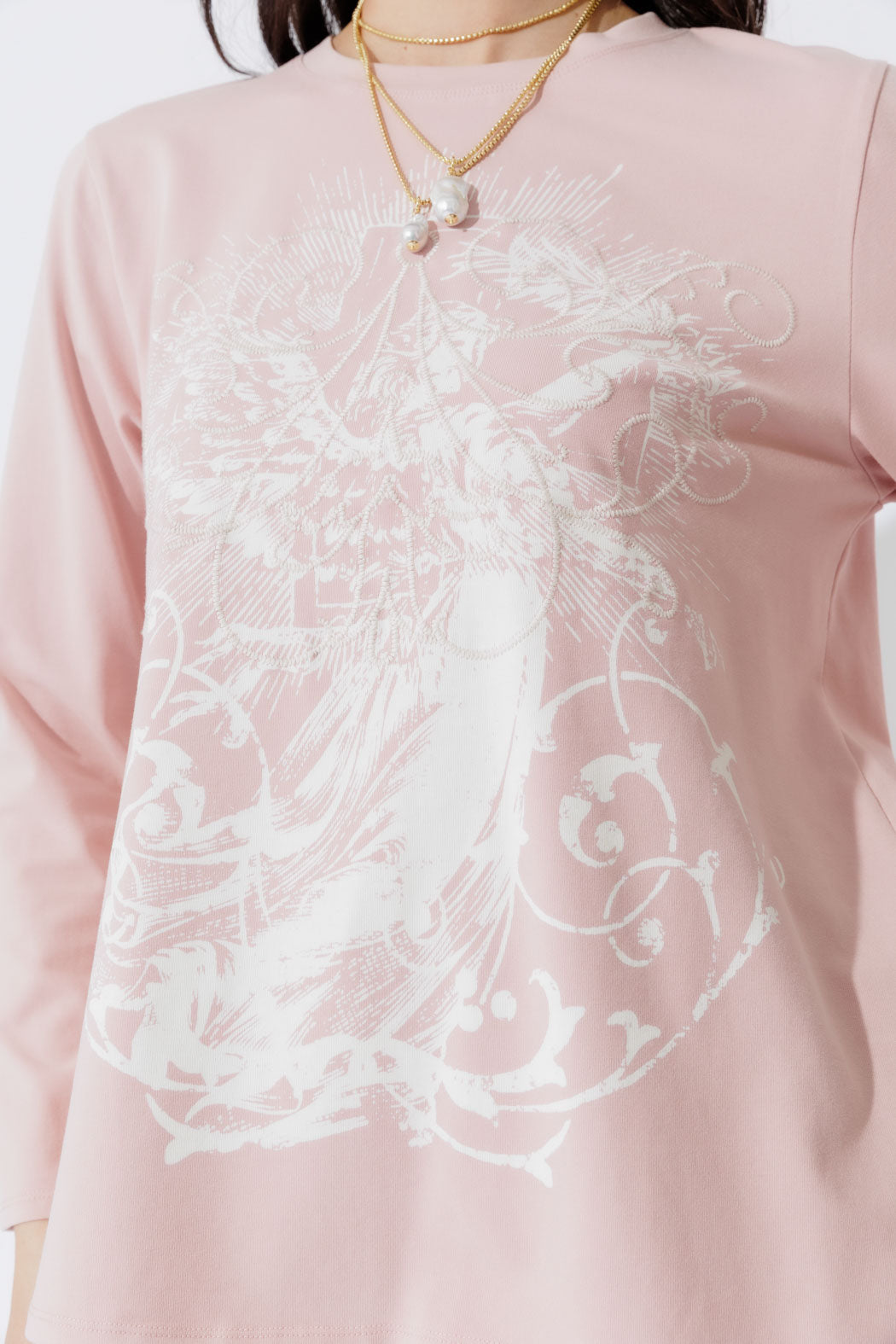 Pink Washed Cotton Street T-Shirt