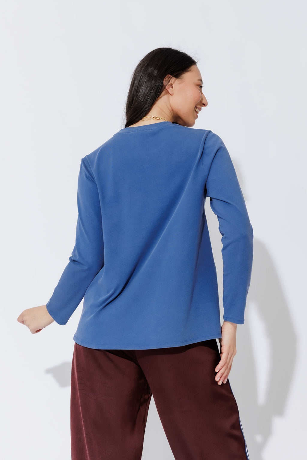 Cobalt Washed Cotton Street T-Shirt