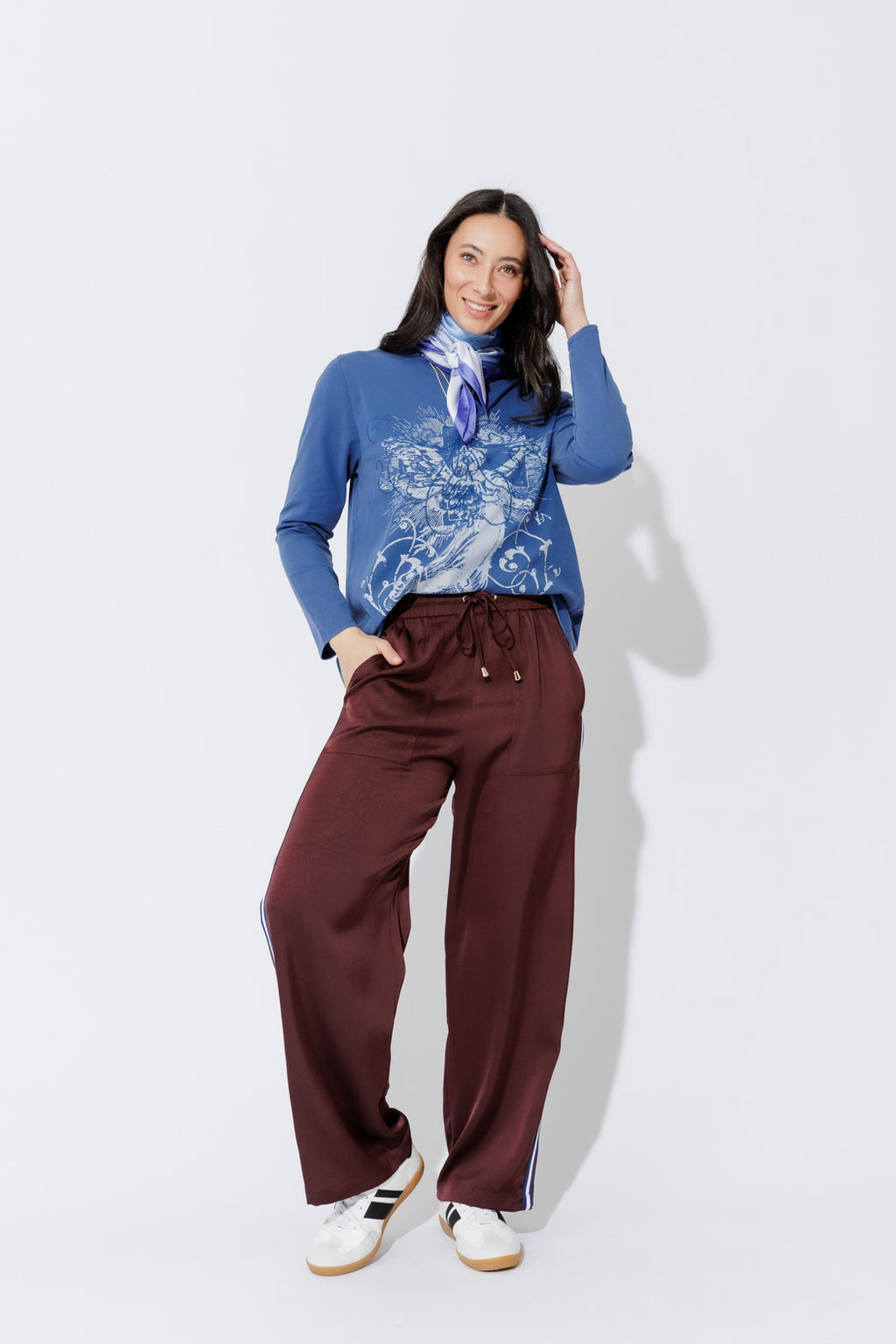 Cobalt Washed Cotton Street T-Shirt