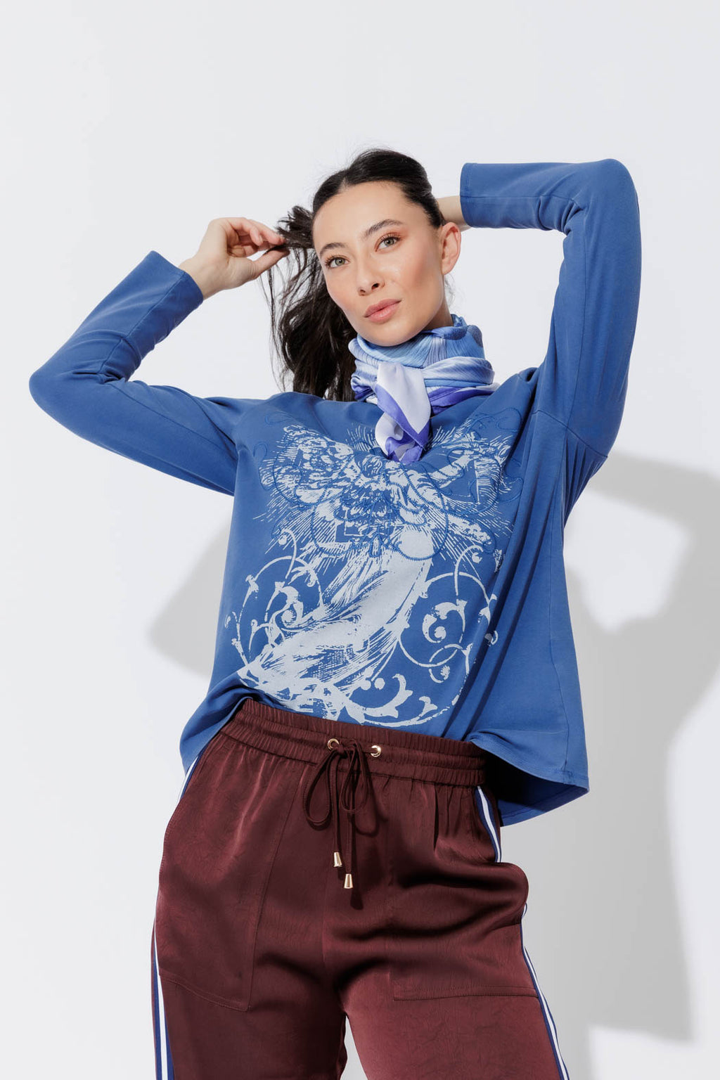 Cobalt Washed Cotton Street T-Shirt