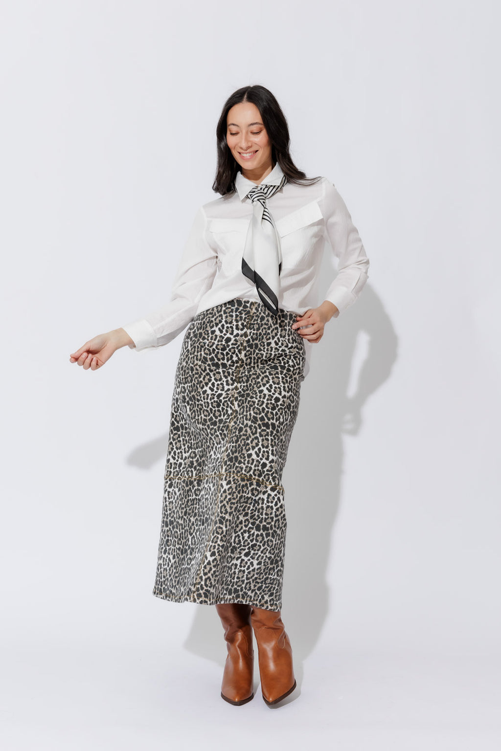 White Angle Pocket Shirt