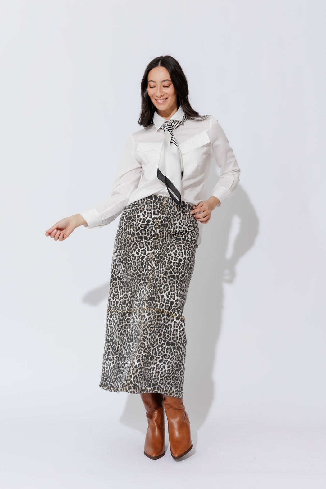 White Angle Pocket Shirt