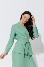 Mint Euro Belted Sisca Blazer