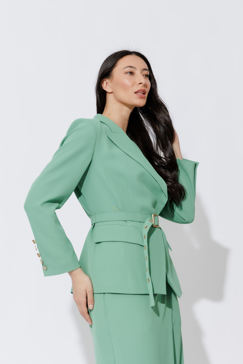Mint Euro Belted Sisca Blazer