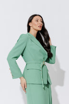 Mint Euro Belted Sisca Blazer