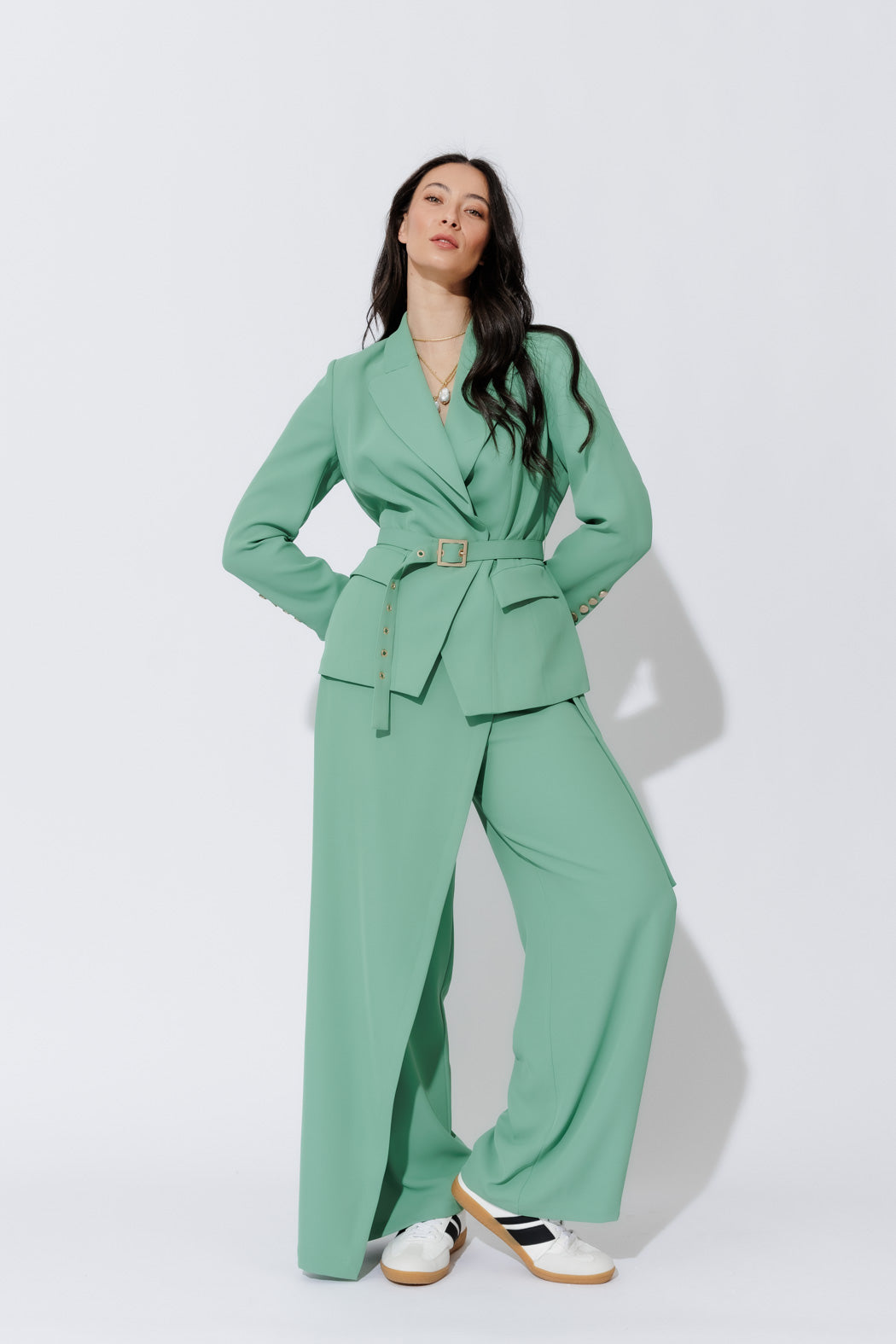 Mint Euro Belted Sisca Blazer